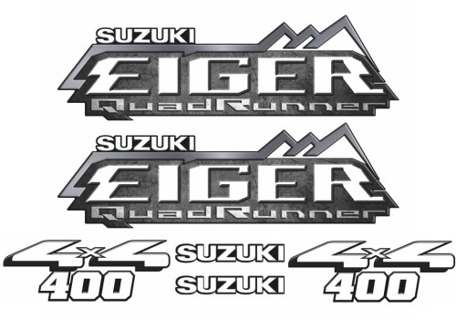 Naklejki na quada SUZUKI eiger różne wzory