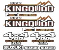 Naklejki na quada SUZUKI kingquad różne wzory