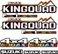 Naklejki na quada SUZUKI kingquad różne wzory