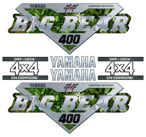 Naklejki quad YAMAHA Big Bea