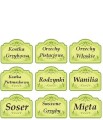 etykiety na pojemniki kuchenne 142 sztuki wzór 3