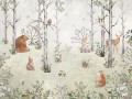 fototapeta dla dzieci leśne zwierzęta.jpg