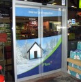 Folia OWV One Way Vision okienna witrynowa 1m2