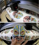 Naklejki etykiety cięte po obrysie 1m2 naklejki na folii samoprzylepnej