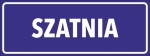 Naklejka SZATNIA 24x9cm naklejki znak informacyjny BHP