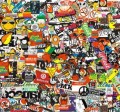 STICKERBOMB sticker bomb 100/50cm wzór 6