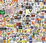 STICKERBOMB sticker bomb 100/50cm wzór 8
