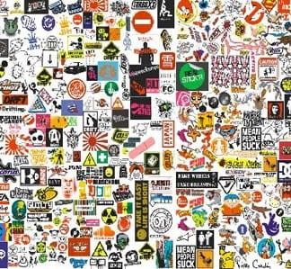 STICKERBOMB sticker bomb 100/50cm wzór 9