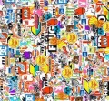 STICKERBOMB sticker bomb 100/50cm wzór 11