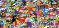 STICKERBOMB sticker bomb 100/50cm wzór 10