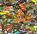 STICKERBOMB sticker bomb 100/50cm wzór 12