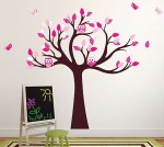 Naklejka na ścianę drzewo brązowe rozmiar XXL 